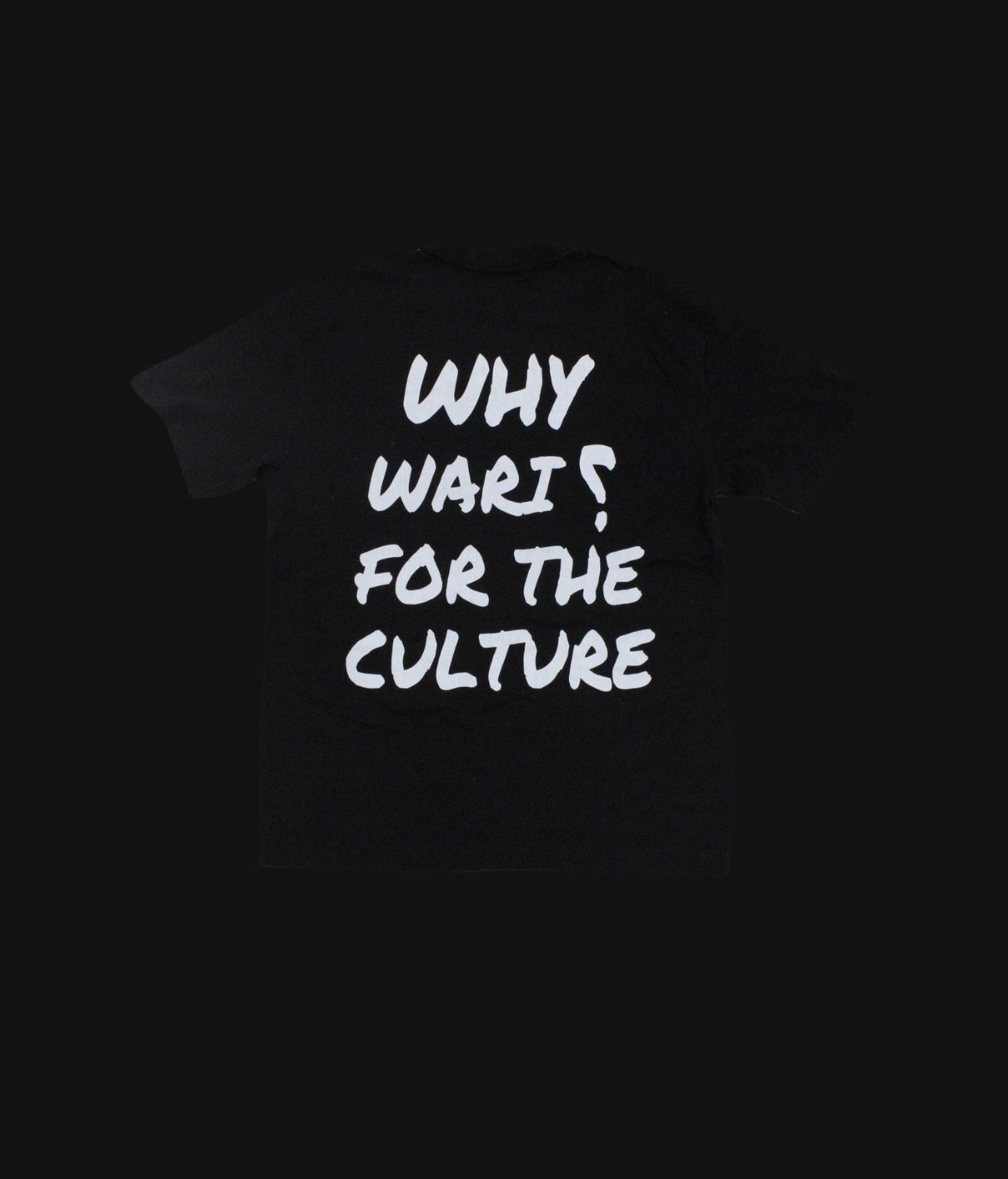 T-shirt "WHY?" noir